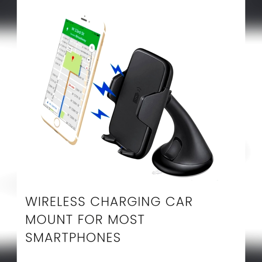Wireless charging car mount